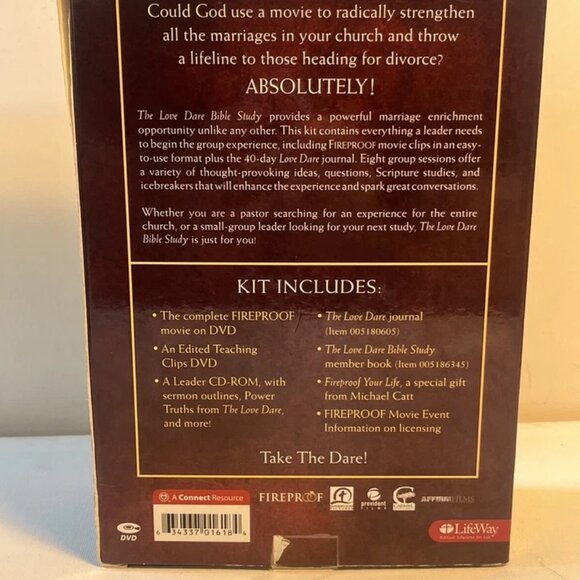 THE LOVE DARE BIBLE STUDY LEADER KIT Based on Fireproof the Movie Opened Box - Picture 2 of 10